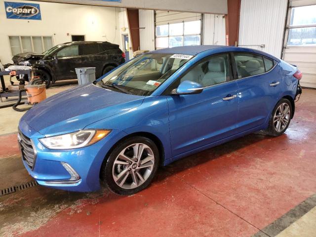 5NPD84LF9HH013376 - 2017 HYUNDAI ELANTRA SE BLUE photo 1