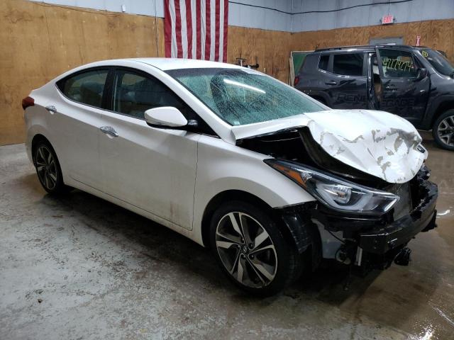 5NPDH4AEXEH499069 - 2014 HYUNDAI ELANTRA SE WHITE photo 4