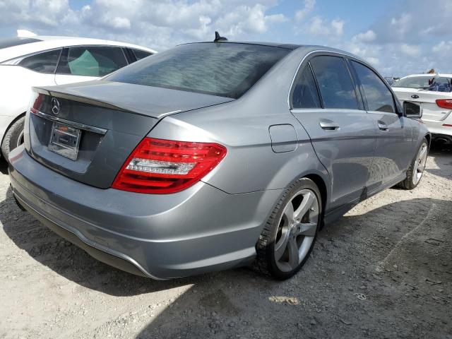 WDDGF4HB6EA966855 - 2014 MERCEDES-BENZ C 250 GRAY photo 3