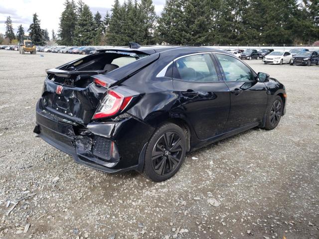 SHHFK7H55JU407195 - 2018 HONDA CIVIC EX BLACK photo 3