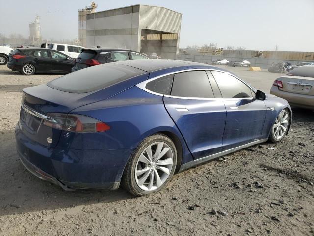 5YJSA1E28GF129475 - 2016 TESLA MODEL S BLUE photo 3