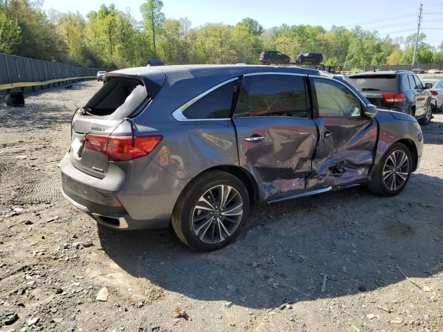 5J8YD4H50LL012166 - 2020 ACURA MDX TECHNOLOGY GRAY photo 3