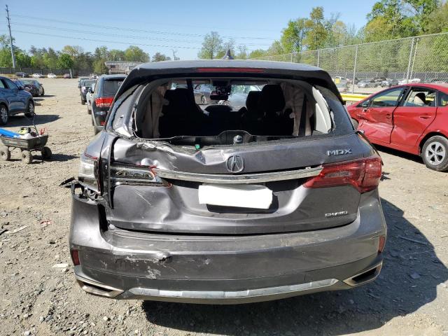 5J8YD4H50LL012166 - 2020 ACURA MDX TECHNOLOGY GRAY photo 6