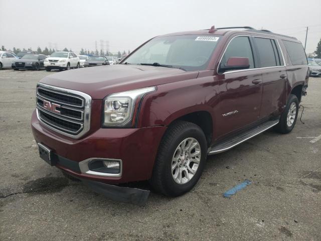 1GKS2GKC1GR381886 - 2016 GMC YUKON XL K1500 SLT BURGUNDY photo 1