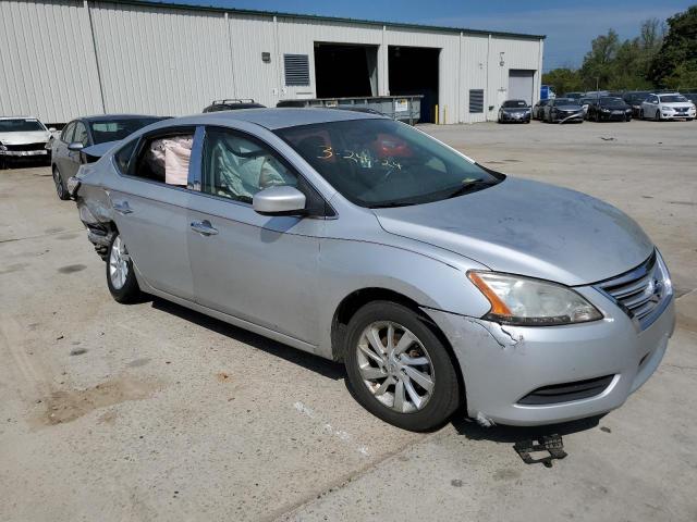 3N1AB7AP3EY219084 - 2014 NISSAN SENTRA S SILVER photo 4