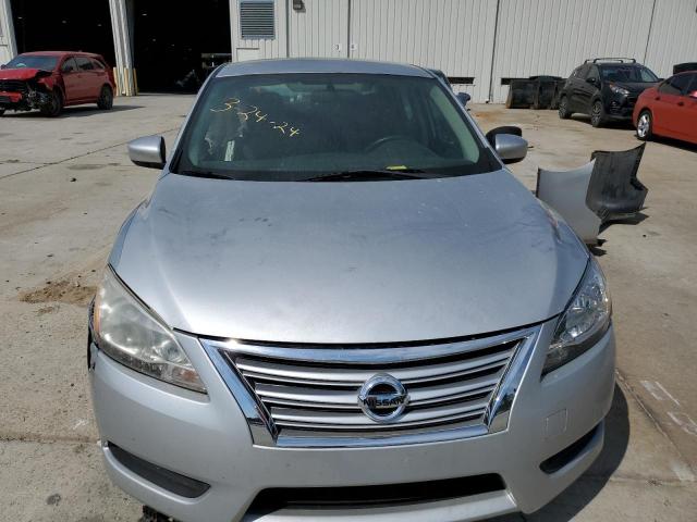 3N1AB7AP3EY219084 - 2014 NISSAN SENTRA S SILVER photo 5