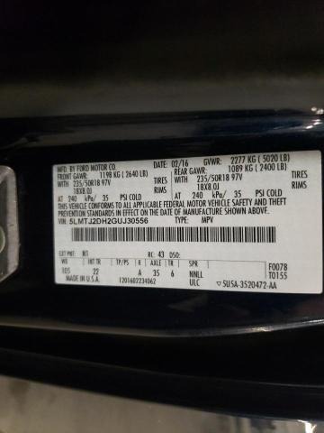 5LMTJ2DH2GUJ30556 - 2016 LINCOLN MKC SELECT BLUE photo 13