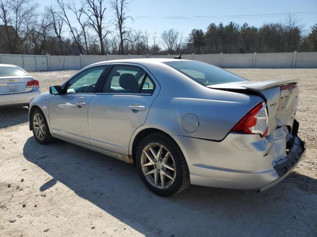 3FAHP0JA7BR266548 - 2011 FORD FUSION SEL SILVER photo 2