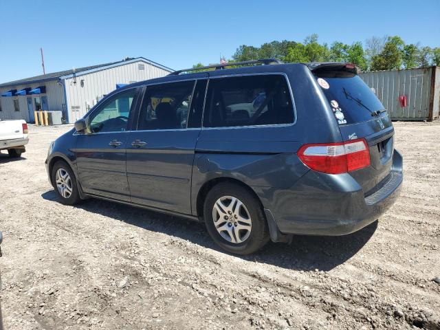 5FNRL38455B038338 - 2005 HONDA ODYSSEY EX GRAY photo 2