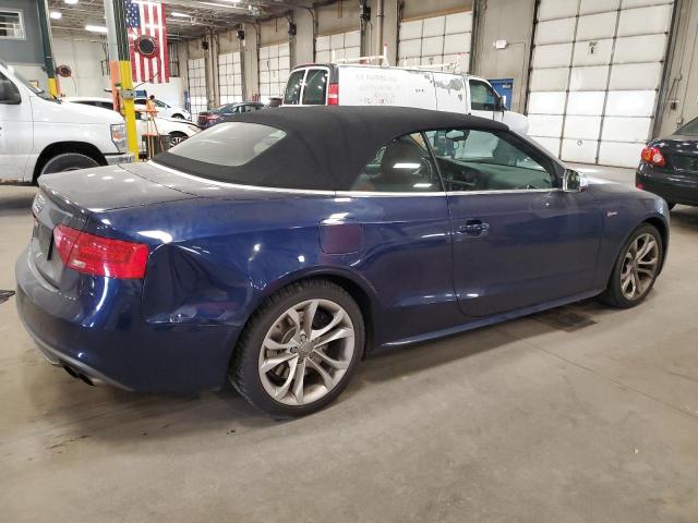WAUVGAFH0DN005967 - 2013 AUDI S5 PRESTIGE BLUE photo 3
