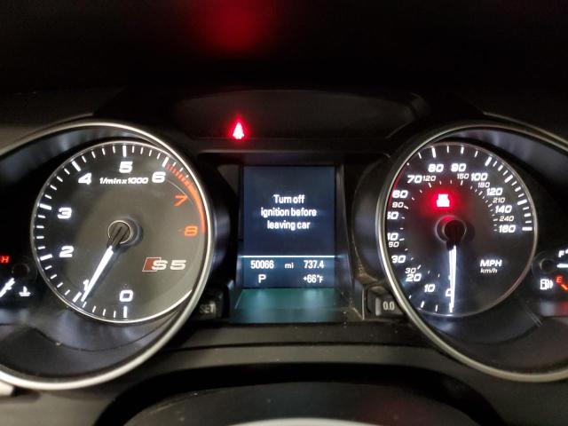 WAUVGAFH0DN005967 - 2013 AUDI S5 PRESTIGE BLUE photo 9