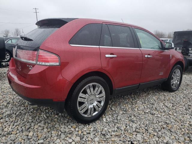 2LMDU88C18BJ20354 - 2008 LINCOLN MKX RED photo 3