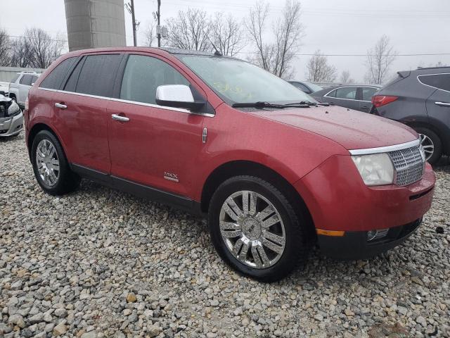 2LMDU88C18BJ20354 - 2008 LINCOLN MKX RED photo 4