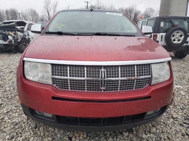 2LMDU88C18BJ20354 - 2008 LINCOLN MKX RED photo 5