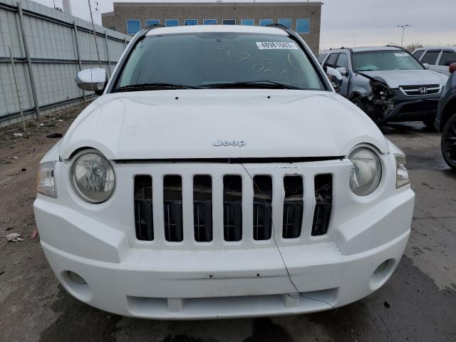 1J8FF47W37D365293 - 2007 JEEP COMPASS WHITE photo 5