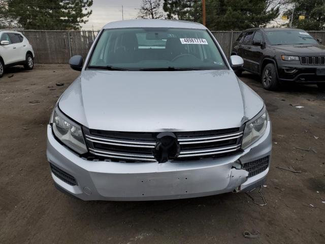 WVGBV7AXXCW608328 - 2012 VOLKSWAGEN TIGUAN S SILVER photo 5
