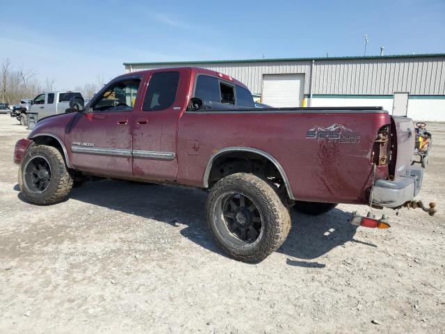 5TBBT44174S446474 - 2004 TOYOTA TUNDRA ACCESS CAB SR5 MAROON photo 2