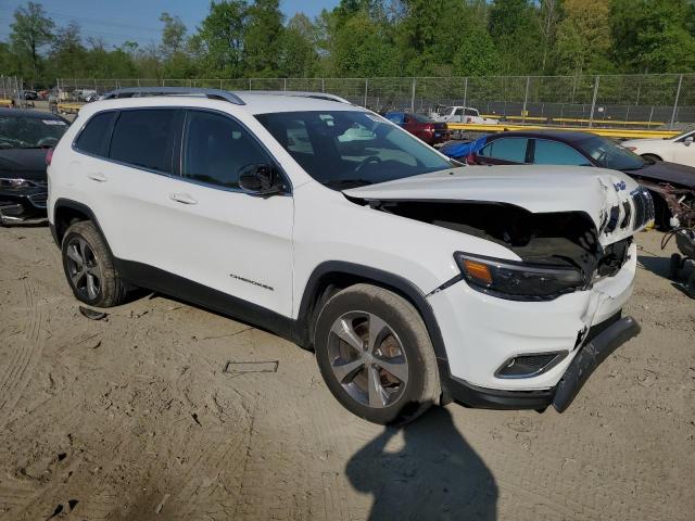 1C4PJMDN3KD167635 - 2019 JEEP CHEROKEE LIMITED WHITE photo 4