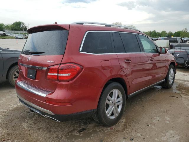 4JGDF6EE4JB124233 - 2018 MERCEDES-BENZ GLS 450 4MATIC RED photo 3