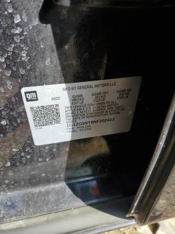 1G1ZG5ST8NF202413 - 2022 CHEVROLET MALIBU RS 黑色 照片 12