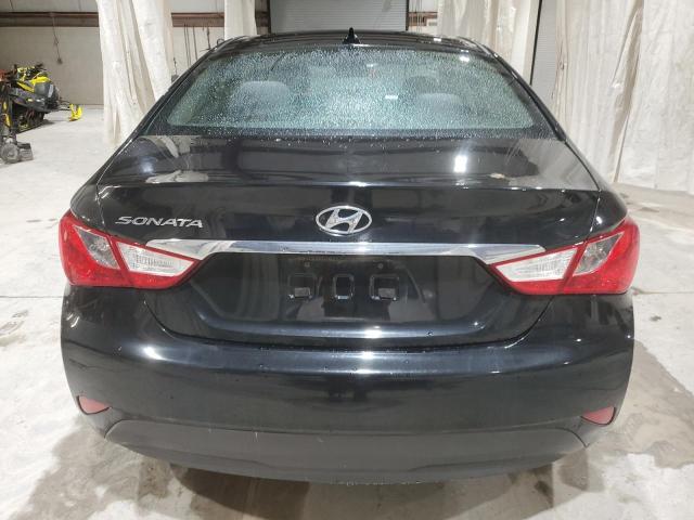 5NPEB4AC3EH900689 - 2014 HYUNDAI SONATA GLS BLACK photo 6