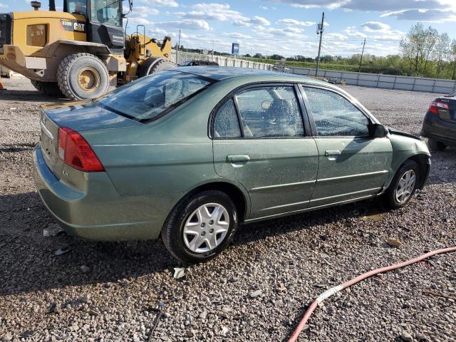 2HGES15553H604087 - 2003 HONDA CIVIC LX GREEN photo 3