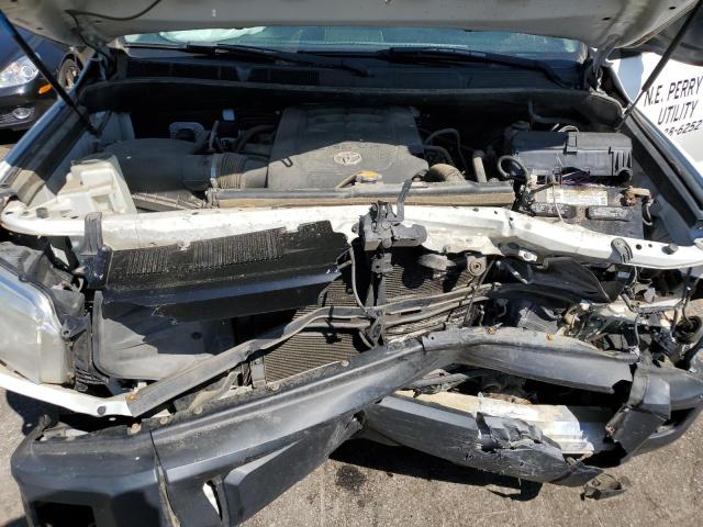 5TFRM5F10GX102537 - 2016 TOYOTA TUNDRA DOUBLE CAB SR/SR5 WHITE photo 11