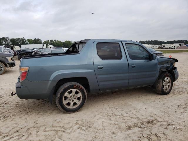 2HJYK16428H533287 - 2008 HONDA RIDGELINE RTS BLUE photo 3