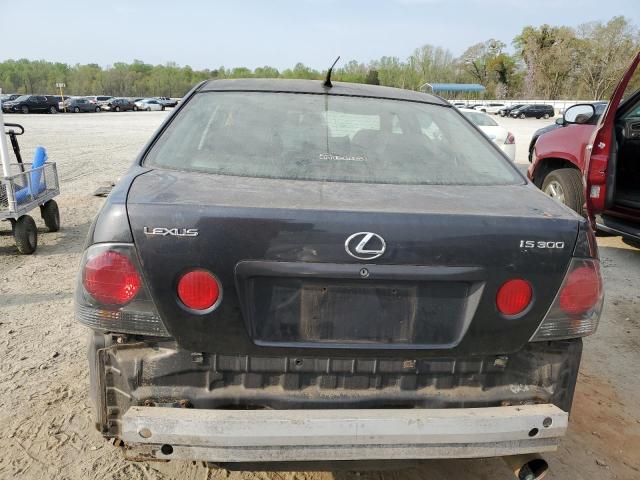 JTHBD192430067906 - 2003 LEXUS IS 300 BLACK photo 6