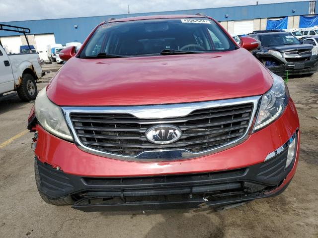 KNDPCCA29B7081355 - 2011 KIA SPORTAGE EX RED photo 5