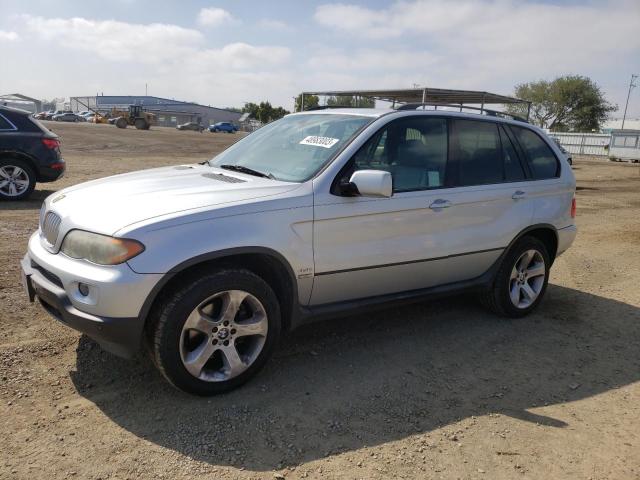 5UXFB53525LV10590 - 2005 BMW X5 4.4I SILVER photo 1