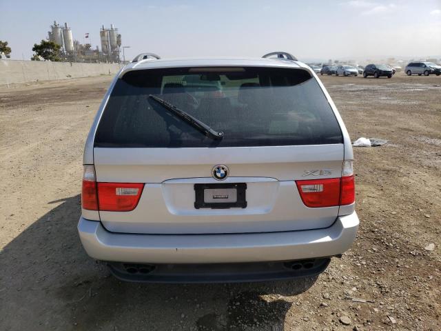 5UXFB53525LV10590 - 2005 BMW X5 4.4I SILVER photo 6