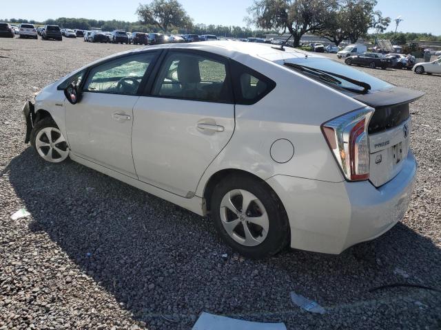 JTDKN3DU5E0363460 - 2014 TOYOTA PRIUS WHITE photo 2