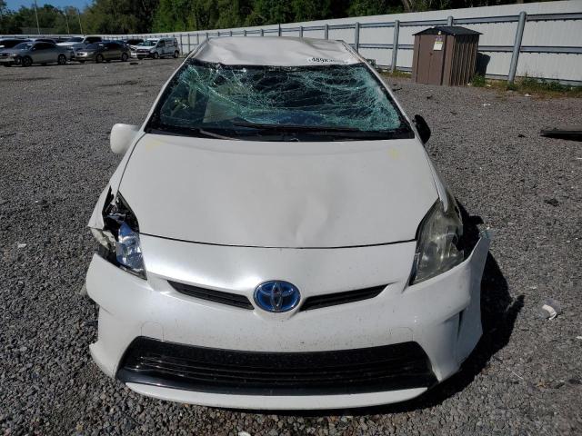 JTDKN3DU5E0363460 - 2014 TOYOTA PRIUS WHITE photo 5