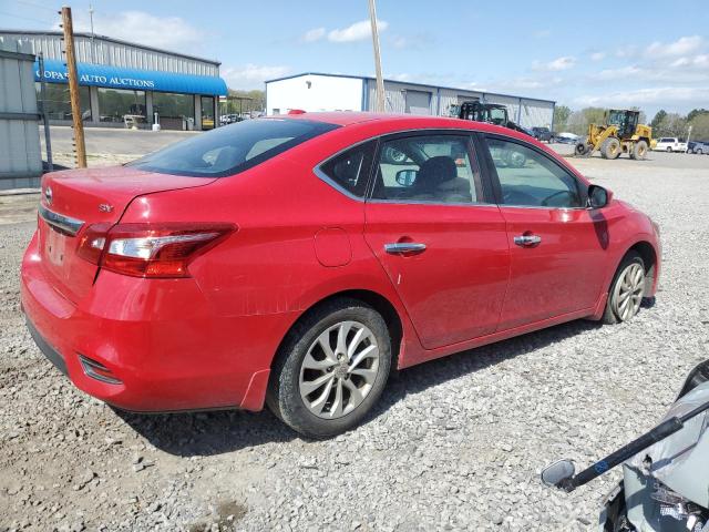 3N1AB7AP7JL616658 - 2018 NISSAN SENTRA S RED photo 3