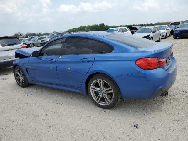 WBA4F9C37HG812924 - 2017 BMW 430XI GRAN COUPE BLUE photo 2