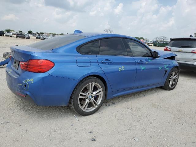 WBA4F9C37HG812924 - 2017 BMW 430XI GRAN COUPE BLUE photo 3