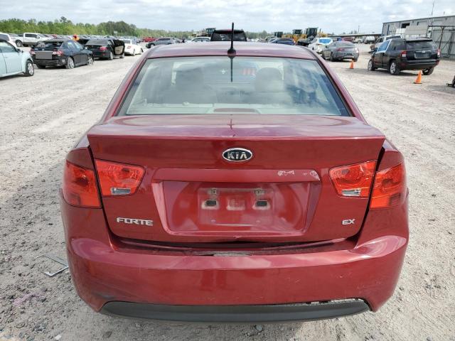 KNAFU4A25C5551907 - 2012 KIA FORTE EX RED photo 6