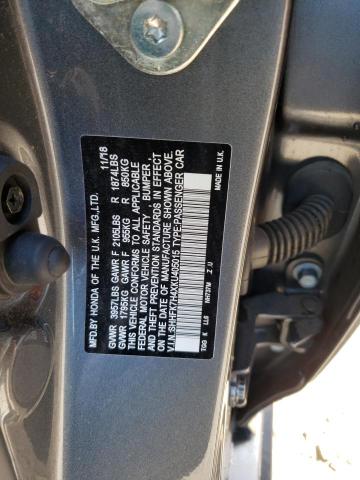 SHHFK7H4XKU405015 - 2019 HONDA CIVIC SPORT 石墨色 照片 13