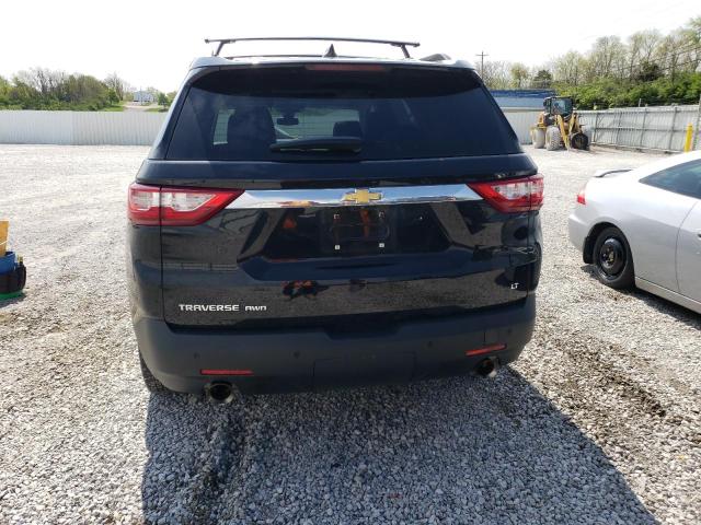 1GNEVHKW6KJ216592 - 2019 CHEVROLET TRAVERSE LT BLACK photo 6