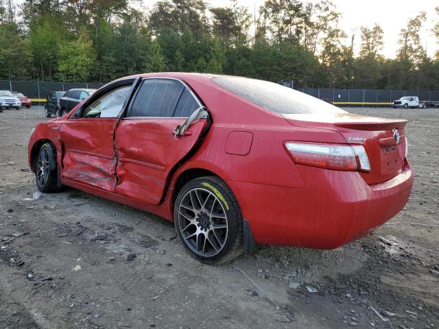 4T1BB46K67U001736 - 2007 TOYOTA CAMRY HYBRID RED photo 2