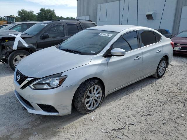 3N1AB7AP2KY208993 - 2019 NISSAN SENTRA S SILVER photo 1