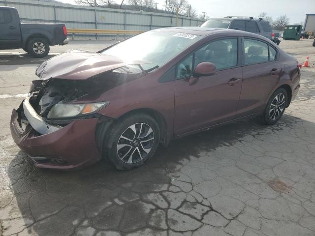 19XFB2F92DE018180 - 2013 HONDA CIVIC EXL BURGUNDY photo 1