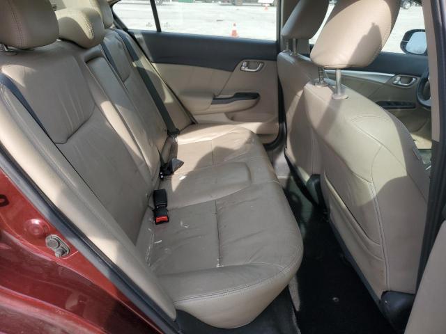 19XFB2F92DE018180 - 2013 HONDA CIVIC EXL BURGUNDY photo 10
