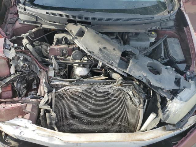 19XFB2F92DE018180 - 2013 HONDA CIVIC EXL BURGUNDY photo 11