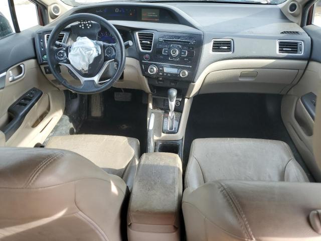 19XFB2F92DE018180 - 2013 HONDA CIVIC EXL BURGUNDY photo 8