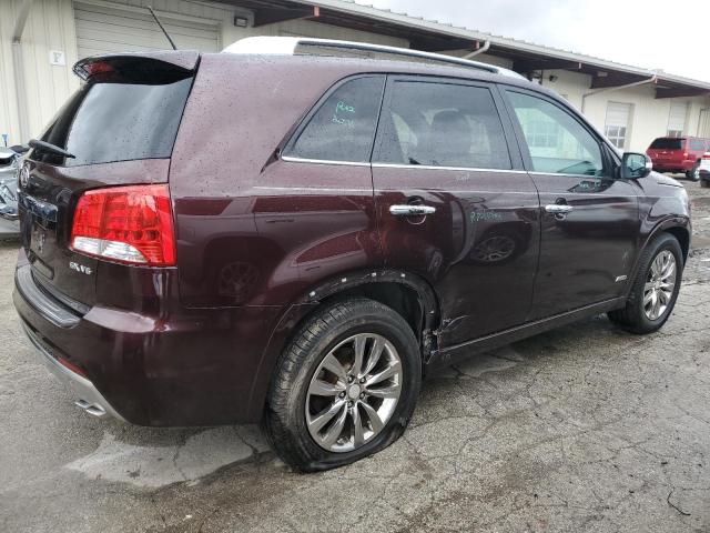 5XYKWDA26DG316551 - 2013 KIA SORENTO SX BURGUNDY photo 3