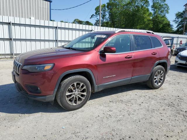 1C4PJMLB1KD194078 - 2019 JEEP CHEROKEE LATITUDE PLUS RED photo 1