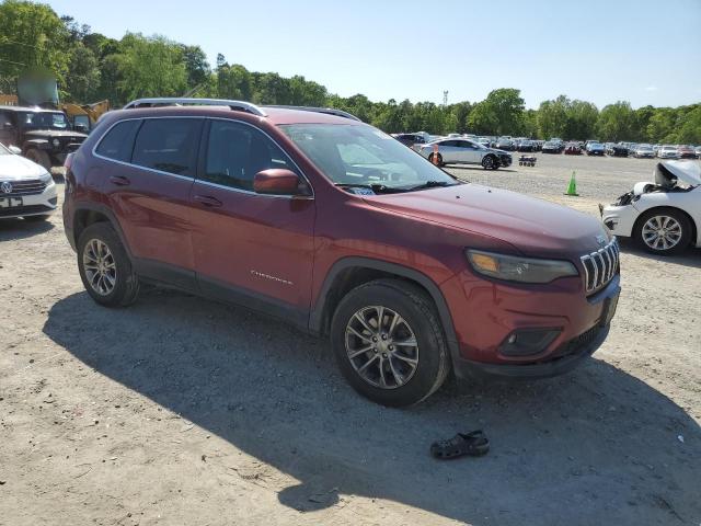 1C4PJMLB1KD194078 - 2019 JEEP CHEROKEE LATITUDE PLUS RED photo 4