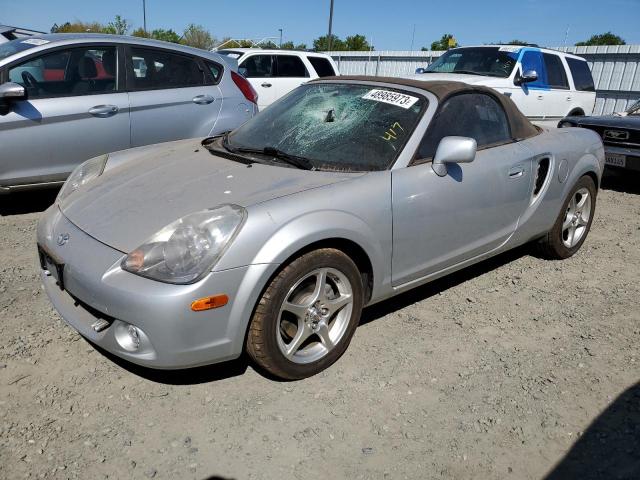 JTDFR320330055495 - 2003 TOYOTA MR2 SPYDER SILVER photo 1